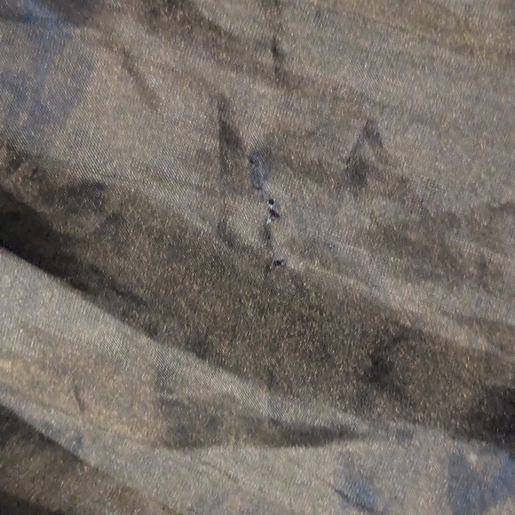 Vintage 70s 80s Cocktail Party Dress, layers chiffon, full midi skirt - Picture 7 of 12